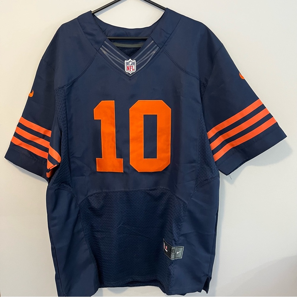 Chicago Bears Throwback #10 Mitch Trubisky Jersey